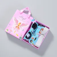 YANYE 28 pièces/boîte – Coffret cadeau gris avec peigne, lunettes de soleil, bijoux et accessoires pour cheveux pour femme et bébé – Mignon et élégant