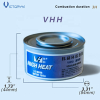 VHTAC WEIHE DEG bahan bakar Chafing penghangat makanan restoran 3H sumbu pembakar piring bahan bakar
