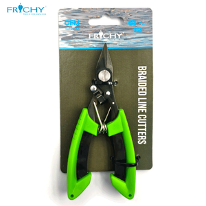 Alicates portátiles de acero inoxidable, línea trenzada cortada, cortador de señuelos, tijera de pesca multifuncional combinada - Product Image 1