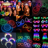 Lunettes lumineuses YACHEN aux couleurs néon, lunettes LED lumineuses, cadeau de fête pour les enfants, anniversaire, Halloween, Noël