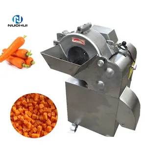 Máquina industrial de alta velocidad para cortar en cubitos de frutas y verduras, máquina cortadora de cubitos de patatas, máquina cortadora de cebolla para cocina central