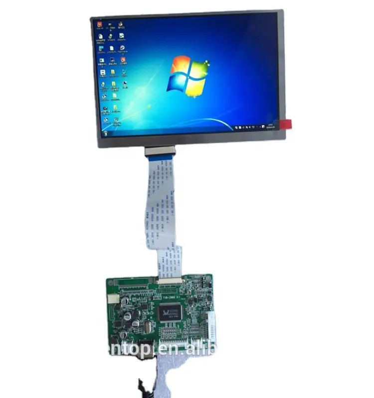 7 pulgadas de pantalla TFT LCD de Raspberry pi LCD Panel de pantalla + H D M LCD Placa de controlador