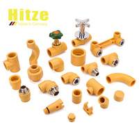 Raccords de tuyauterie PPR de haute qualité Hitze Customization pour eau chaude et froide, raccords en plastique PPR
