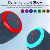 Enceinte Bluetooth Remax étanche IPX6 avec appairage TWS, son stéréo puissant 7W et lumières RGB – Enceinte sans fil portable