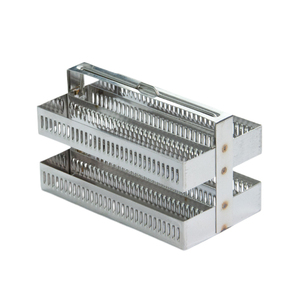 Estante de acero inoxidable para teñido histológico de portaprobillos de microscopio, capacidad para 26, 30 o 60 piezas, soporte para portaprobillos de laboratorio científico - Product Image 4