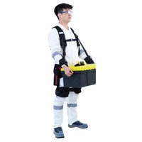 Dispositif de sécurité et de protection commutable à exosquelette passif en métal haute résistance pour soulever des objets lourds jusqu'à 20kg