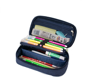 Sac de papeterie à fermeture éclair, 1 pièce, pochette à crayons pour étudiants, étuis à compartiments
