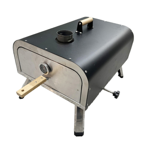<span class=keywords><strong>Horno</strong></span> de Leñ<span class=keywords><strong>a</strong></span> para Pizza Stove Master <span class=keywords><strong>Mini</strong></span> Moderno de Acero Inoxidable con Quemador de Gas de Repuesto - Product Image 2