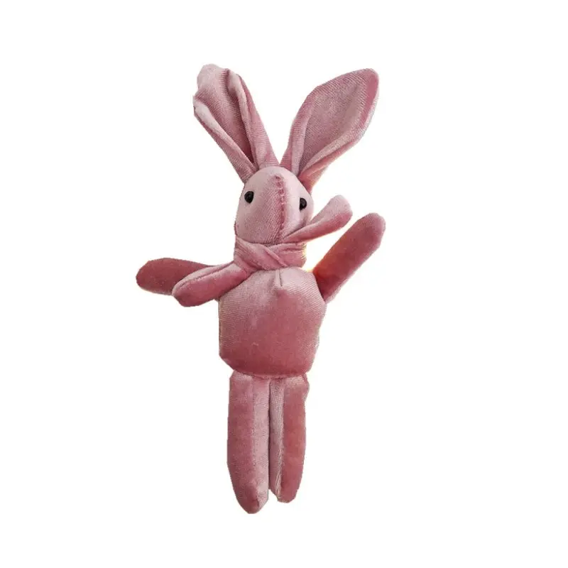 शुद्ध लाल बधाई खरगोश गुड़िया हाथ उपहार मिलान के साथ बॉक्स मखमल खरगोश गुलाबी ऐश छोटे गुड़िया आलीशान छोटे लटकन लड़कियों