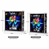 Boîte de rangement pour cartes à collectionner en acrylique de qualité supérieure pour la protection et l'affichage des cartes