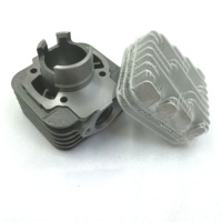 Kit Cylindre Culasse de Course Gros Alésage 40mm 50cc pour Moteurs Moto Gilera Italjet Typhoon Xr 50cc 2T Piaggio