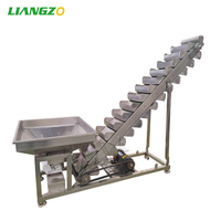 LIANGZO OEM Voll automatische Popcorn-/Wegerich chips/Tiernahrung verpackungs maschine Preis aufzug Förderer