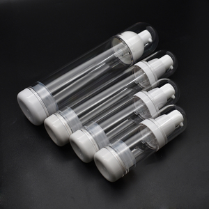 Botella Facial Transparente Ecológica con Bomba Airless de 15ml, 30ml, 50ml, Fácil de Presionar, Impresa con Serigrafía, de Guangdong, Superventas - Product Image 2