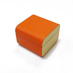 Caja de almacenamiento de reloj de cuero PU de lujo personalizada con logotipo personalizado - Product Image 3