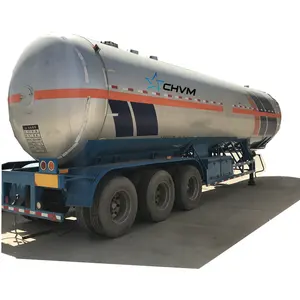 Lpg الغاز الطبيعي المسال ناقلة صهريج شاحنة مقطورة شاحنة Asme القياسية للبيع