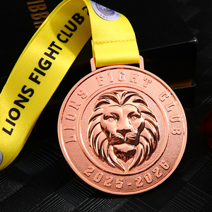 Medaglia Personalizzabile con Logo <span class=keywords><strong>3D</strong></span> in Oro, Argento o Bronzo, Modello Disponibile: Leone di Fight Club - Product Image 2