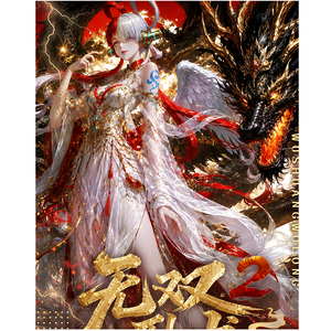 Nouvelle série <span class=keywords><strong>BlackHole</strong></span> Wushuang Vol. 2 cartes de jeu de société de la série de boîtes mystères de collection Wolong - Product Image 1