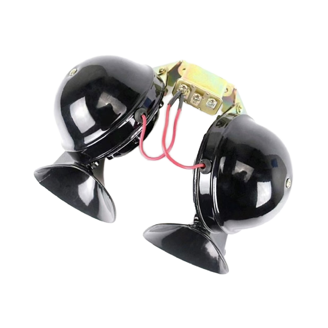 12V/24V ABS Plastic Snail Klaxon Horn Tweeter Siren for Cars Trucks SUVs Coupes Buses Vehicles