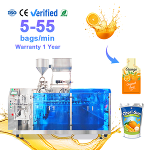 Machine d'emballage automatique de jus d'orange en sachets de 30 ml et 300 ml, machine de remplissage et de scellage de sachets irréguliers pour jus de pomme - Product Image 1