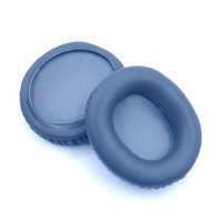 Bantalan Telinga Pengganti untuk Headphone ATH-SR30BT, Kulit Protein, Busa Memori, Peredam Kebisingan
