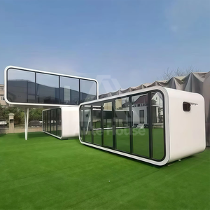 Rumah Apple 20ft 40ft Kabin Hotel Berkemah Rumah Modular Prefabrikasi Rumah Prefab Kecil Kabin Apple Kontainer Rumah Portabel - Product Image 1