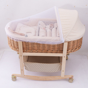 Tự Nhiên <span class=keywords><strong>Wicker</strong></span> Môi Trường Khỏe Mạnh Bé Đứa Trẻ Giấc Ngủ Thích Hợp Bé <span class=keywords><strong>Moses</strong></span> <span class=keywords><strong>Wicker</strong></span> Hamper Giỏ Cho Nhà Và Khách Sạn - Product Image 5