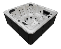 Bain d'extérieur pour 6 personnes, tourbillon, en acrylique, pas cher, haute qualité, Spa, Hot tube