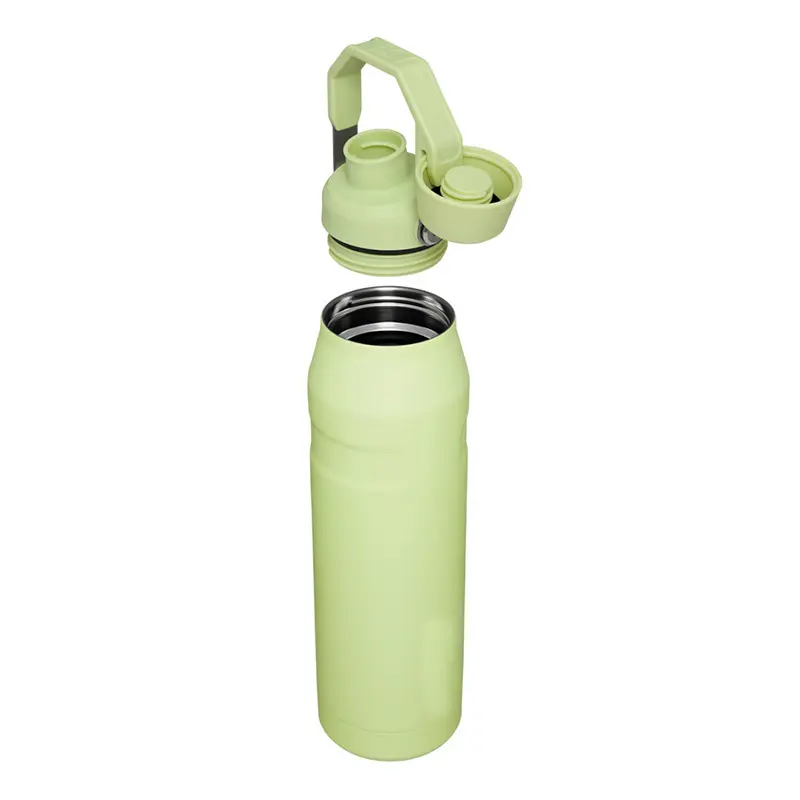 Botol air olahraga Stainless Steel, Tumbler botol air olahraga dengan tutup aliran cepat dan sedotan 16 24 36 50 OZ