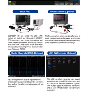 All-in-One HD Touch Oscilloscope SDS1074X HD / SDS1102X HD / SDS1202X HD 12-bit Vertical Resolution Data Logging 200MHz - Product Image 5