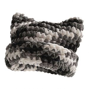 หมวกไหมพรมหูแมวแฟชั่นฤดูหนาว หมวกถักไหมพรม หมวกบีนนี่ - Product Image 1