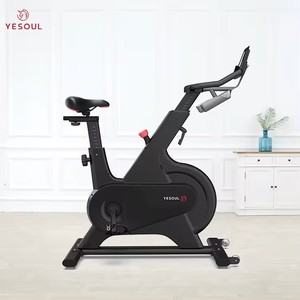 Bicicleta Inteligente <span class=keywords><strong>Yesoul</strong></span> M1 de Acero con Resistencia Magnética, Transmisión por Correa, Certificación CE, Carga Máxima de 150 kg, Asiento Ajustable, Blanca, para Ejercicio en Interiores - Product Image 3