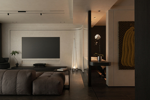 Service de rendu d'intérieur minimaliste Appartements modernes de luxe Plans d'étage personnalisés Clarté visuelle Cuisine Salle de bain Chambre à coucher - Product Image 6