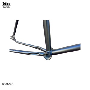 Tùy chỉnh thép <span class=keywords><strong>carbon</strong></span> cao <span class=keywords><strong>20</strong></span> <span class=keywords><strong>inch</strong></span> khung xe đạp sỏi khung xe đạp cố định bánh xe đạp khung phía trước ngã ba - Product Image 5