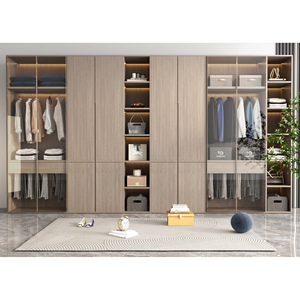 Armadio moderne de taille personnalisée à Muro Moderno Chambre à coucher Armoire <span class=keywords><strong>en</strong></span> bois Placard Cabina Armadio Caméra Da Letto - Product Image 1