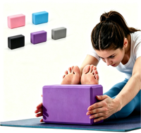 LXYYG-08 Blocs de Yoga et Pilates Antidérapants pour Étirements et Exercices, Idéaux pour la Gym et le Fitness