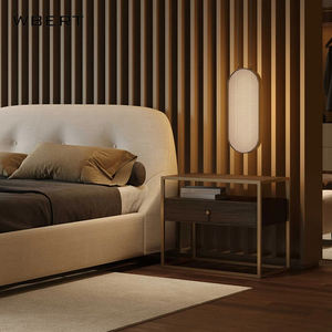 Wbert ตู้ข้างเตียงสไตล์เรียบง่ายทันสมัยชั้นวางขนาดเล็กสำหรับเช่าห้องนอนที่เก็บของข้างเตียง - Product Image 5