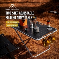 Table de pique-nique pliante légère et compacte Mountainhiker pour barbecue en plein air, camping, et voyages en voiture