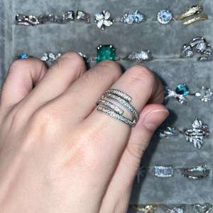 Anillos de joyería de moda Anillo de plata certificada Plata de Ley 925 joyas de plata 925 por mayor - Product Image 5