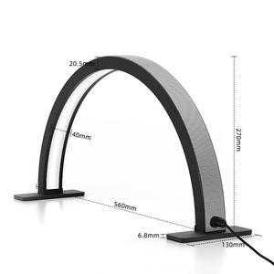 Logo gratuit de haute qualité Salon de beauté demi-lune <span class=keywords><strong>lampe</strong></span> à ongles LED UV manucure lumière avec arc de bureau anneau <span class=keywords><strong>lampe</strong></span> UV - Product Image 5