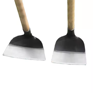 Houe agricole à manche en bois DIY - Outil de culture manuel pour le creusement en horticulture - Product Image 1