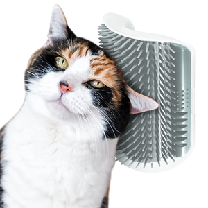 Cepillo Masajeador para Gatos con Hierba Gatera, Suave, para Esquinas de Pared, Cepilla para Masaje Facial con Peine Estimulante, Suministros de Aseo para Mascotas - Product Image 3