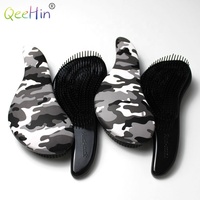 Brosse démêlante douce de haute qualité en gros, brosse démêlante à impression par transfert, peignes à cheveux personnalisés avec logo pour femmes