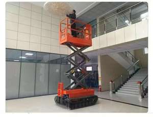 ลิฟต์ยกกรรไกรแบบไฮดรอลิกขับเคลื่อนอัตโนมัติ6ม. 8ม. 10ม. ตีนตะขาบ320กก. - Product Image 3