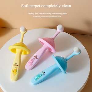 <span class=keywords><strong>Cepillo</strong></span> de <span class=keywords><strong>Dientes</strong></span> de Dibujos Animados de Alta Calidad para Bebés de <span class=keywords><strong>1</strong></span> a 3 Años, Anti-Atascos en la Garganta, Cerdas Suaves y Delgadas, Uso en Casa - Product Image 2