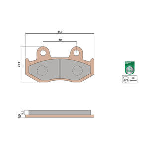 PASTILLAS DE FRENO MHR SYNT homologadas - Product Image 1