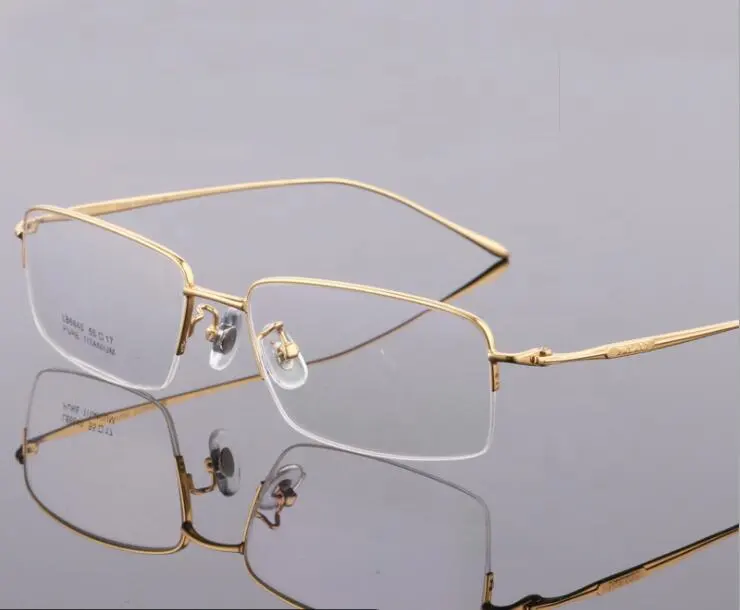 Lunettes en titane pour hommes, vente en gros, personnalisées