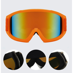 Gafas de Esquí con Lentes Tóricas de Visión Amplia para Adultos, Resistentes al Viento y a la Arena, Ligeras, Antideslizantes, Ecológicas, Reducen la Niebla, Ajustables - Product Image 4