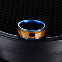 Auf Lager Luxuriöser 213-Chip Keramik NFC RFID Smart Ring Karte mit Zugangskontrolle und Cloud-Speicher Verschiedene Größen
