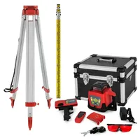 Nouveau niveau laser rotatif rouge auto-nivelant, mesure automatique, portée 360°, laser rotatif vert