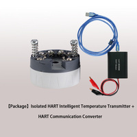 Modul Pemancar Suhu Cerdas HART Terisolasi 215 4-20mA PT100 RTD Sensor Termokopel DC 12-40V